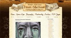 Desktop Screenshot of friendsofmacdonald.com